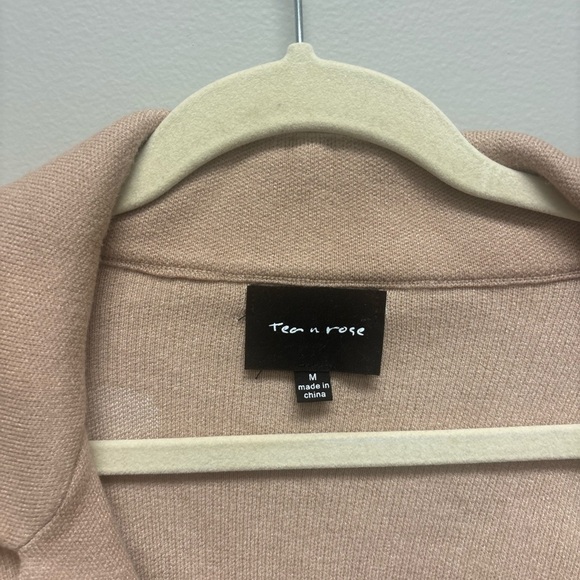 Daisy Print Sweater Coat - Picture 4 of 5